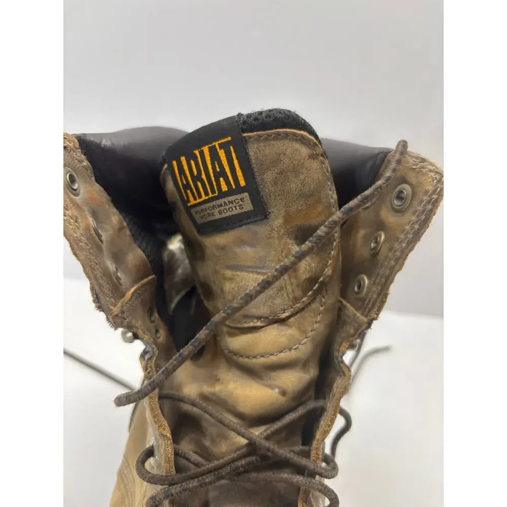 Ariat work boots men’s 11.5 brown leather performance work boots style 37229